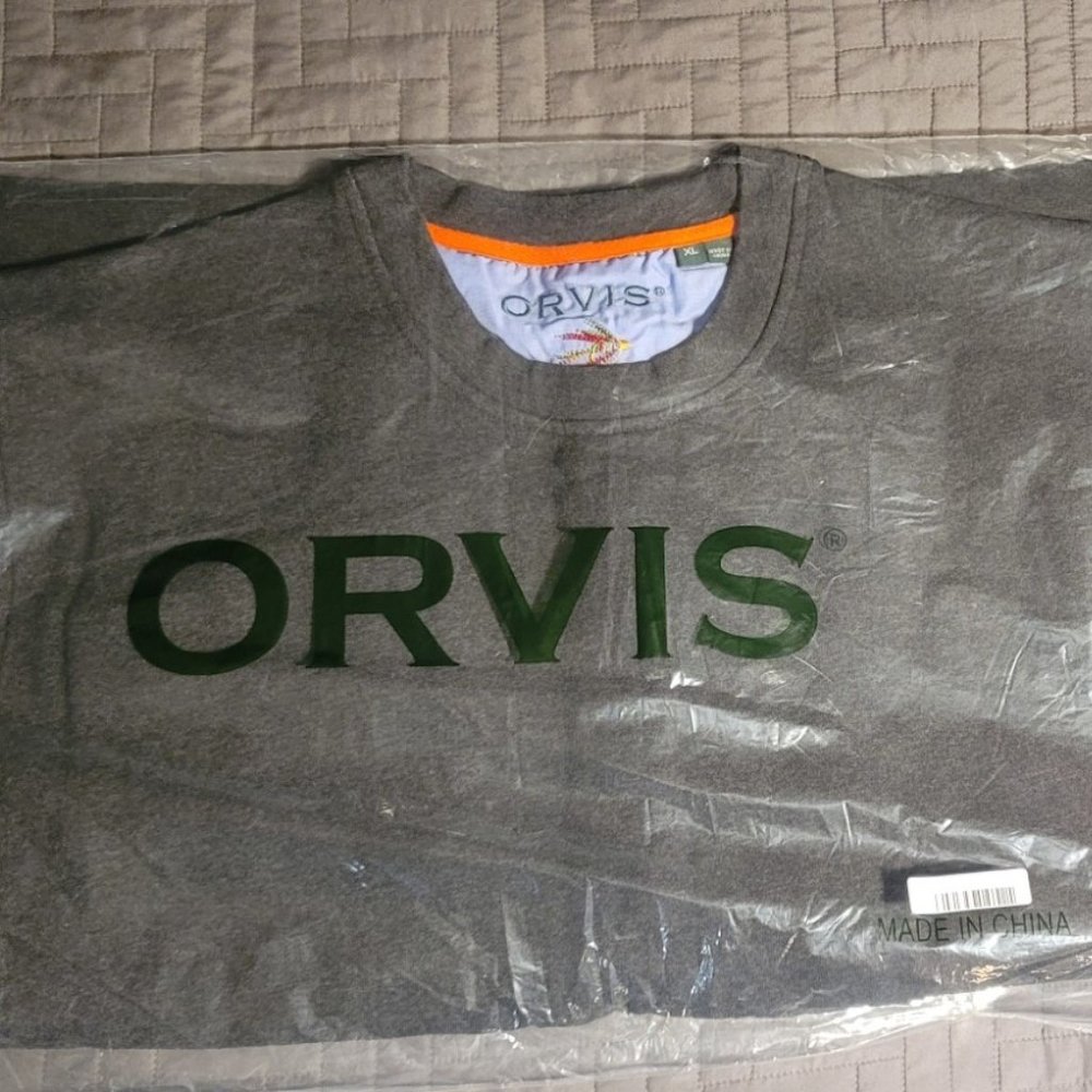 Orvis Signature Crew Sweatshirt  Charcoal Gray XL